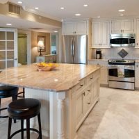 Completed luxury kitchen renovation with custom cabinetry and premium finishes by i BUILD KC in Kansas City