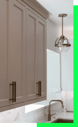 Kitchen cabinetry with modern hardware and clean design.